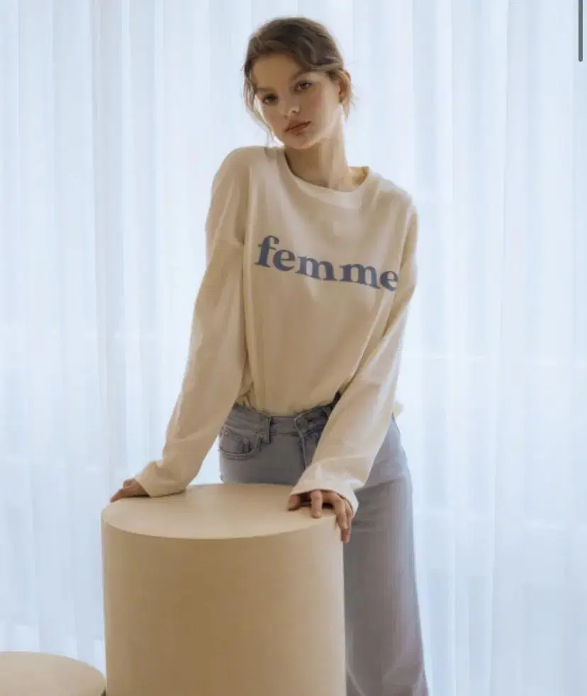 라티젠 femme 펨므 티셔츠 롱슬리브